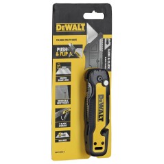 DeWALT DWHT10992-0 Hobby Knife - Premium Black Stainless Steel Utility Knife with Yellow Blade for Precision Cutting